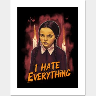 I Hate everything by BwanaDevilArt Posters and Art